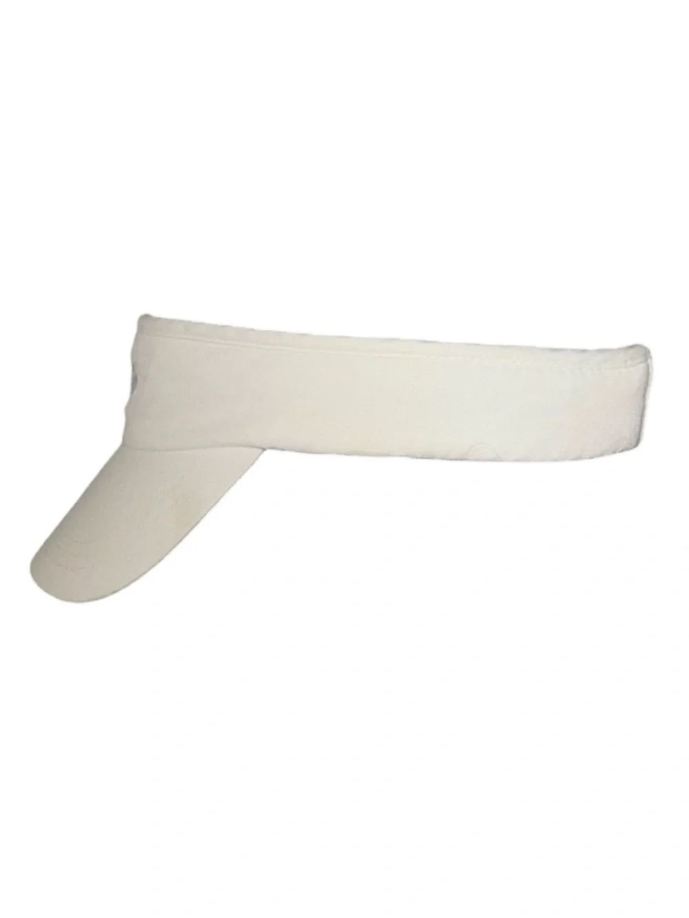 Old Navy White Visor Hat with Light Blue Embroidery 94
